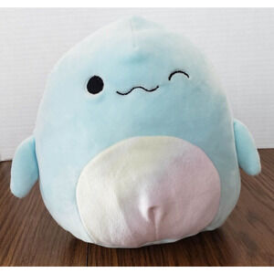 Basmina the Beluga Whale Kelly Toys Light Blue 7.5 Inch Squishmallow